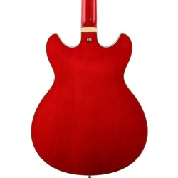 Ibanez Guitarra Eléctrica 12 Cuerdas Rojo Transparente AS7312-TCD, Serie Artcore