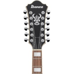 Ibanez Guitarra Eléctrica 12 Cuerdas Rojo Transparente AS7312-TCD, Serie Artcore