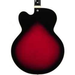 Ibanez Guitarra Eléctrica Rojo Sombreado Transparente AF75-TRS, Serie Artcore