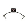 Ernie Ball Cable Estéreo Flat Ribbon 6408 Negro 0.1524 Mts. Angulado/Angulado, 1pza