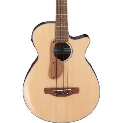 Ibanez Bajo Electroacústico Natural AEGB30E-NTG, Serie AEG