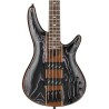 Ibanez Bajo Eléctrico Negro Veteado SR1300SB-MGL con Funda, SR Premium