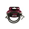 Ernie Ball Cables Estéreo Flat Ribbon 6406 Negro 0.6096 Mts. Angulado/Angulado, 2 Piezas