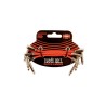 Ernie Ball Cables Flat Ribbon 6401 Rojo 0.0762 Mts. Angulado/Angulado, 3 Piezas