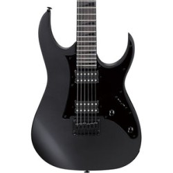 Ibanez Guitarra Eléctrica Negro Mate GRGR131EX-BKF, Serie Gio