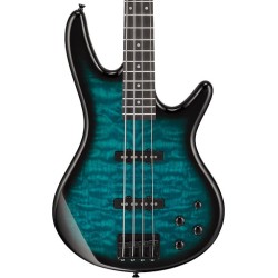 Ibanez Bajo Eléctrico Azul Transparente Sombreado GSR280QA-TMS, Serie Gio