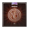 D'Addario Encordadura Custom Light NB1152, Guitarra Acústica Nickel Bronce, 11-52