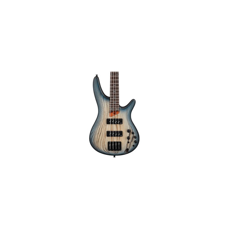 Ibanez Bajo Eléctrico Natural Sombreado Azul Mate SR600E-CTF, Serie SR