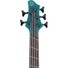 “Exclusiva en Veerkamp Online” Ibanez Bajo Eléctrico 5 Cuerdas BTB605MS-CEM Azul Sombreado con Estuche, Serie BTB Bass Workshop