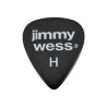 Jimmy Wess Púas Forma Gota Heavy JW-TD-HBK(50), Negro (Paquete con 50 pzas)