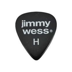 Jimmy Wess Púas Forma Gota Heavy JW-TD-HBK(50), Negro (Paquete con 50 pzas)
