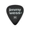 Jimmy Wess Púas Forma Gota Heavy JW-TD-HBK(50), Negro (Paquete con 50 pzas)