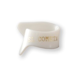 El Cometa Púas para Pulgar Celuloide Grande 120(50), Blanco con 50 piezas