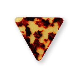 El Cometa Púas Forma Triángulo Celuloide 1050(50), Medium Café con 50 piezas