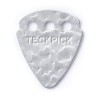 Dunlop Púas Teckpick Standard 467R TEX(12) Plateado con 12 piezas