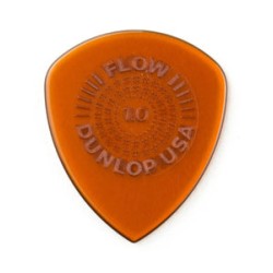 Dunlop Púas Flow Standard 549R1.0 (24) 1.00mm, Ámbar con 10 piezas