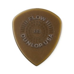 Dunlop Púas Flow Standard 549R.88(24) .88mm, Café con 10 piezas