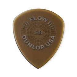 Dunlop Púas Flow Standard 549R.88(24) .88mm, Café con 10 piezas