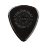 Dunlop Púas Prime-Grip Delrin 500 450B2.0 (36) 2.00mm, Negro con 10 piezas