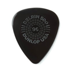 Dunlop Púas Prime-Grip Delrin 500 450B.96(36) .96mm, Negro con 10 piezas