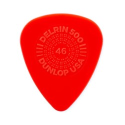 Dunlop Púas Prime-Grip Delrin 500 450B.46 (36) .46mm, Rojo con 10 piezas
