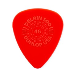 Dunlop Púas Prime-Grip Delrin 500 450B.46 (36) .46mm, Rojo con 10 piezas