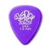 Dunlop Púas Delrin 500 41B1.5(36) 1.50mm, Morado con 10 piezas