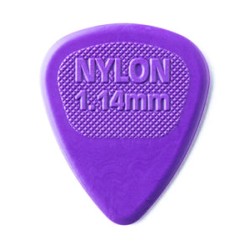 Dunlop Púas Nylon Midi 443B1.14(36) Standard 1.14mm, Morado con 10 piezas