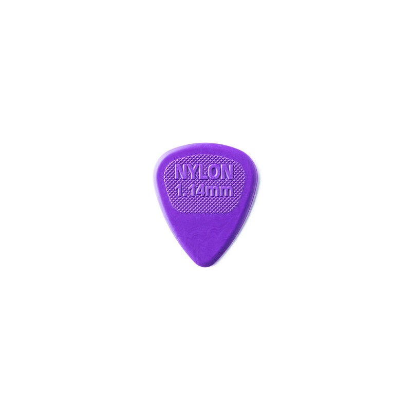 Dunlop Púas Nylon Midi 443B1.14(36) Standard 1.14mm, Morado con 10 piezas