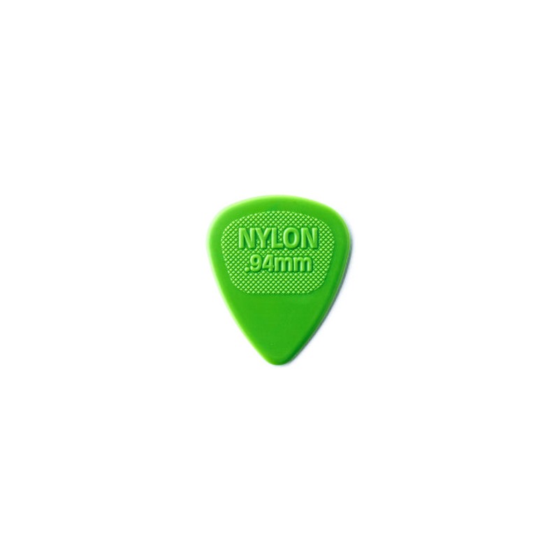 Dunlop Púas Nylon Midi 443B.94(36) Standard .94mm, Verde con 10 piezas